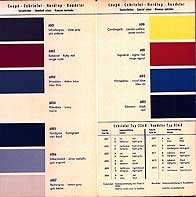 Cores do modelo 356 B-T5 - parte 2